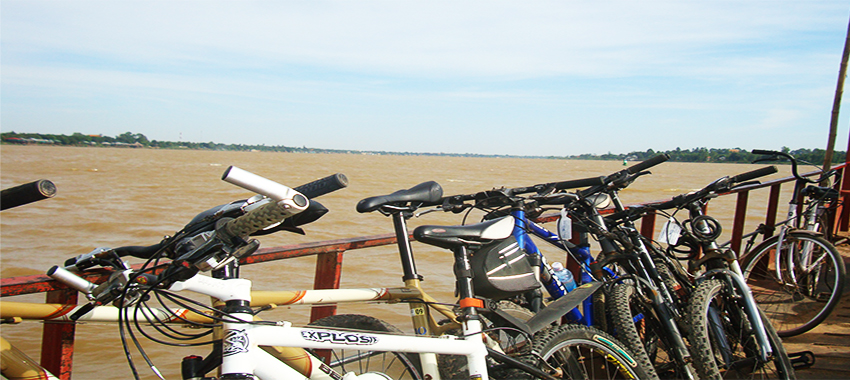 The Mekong Island on Bicycle