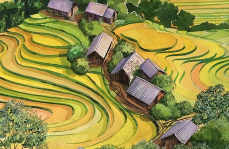 Cycling up north Vietnam